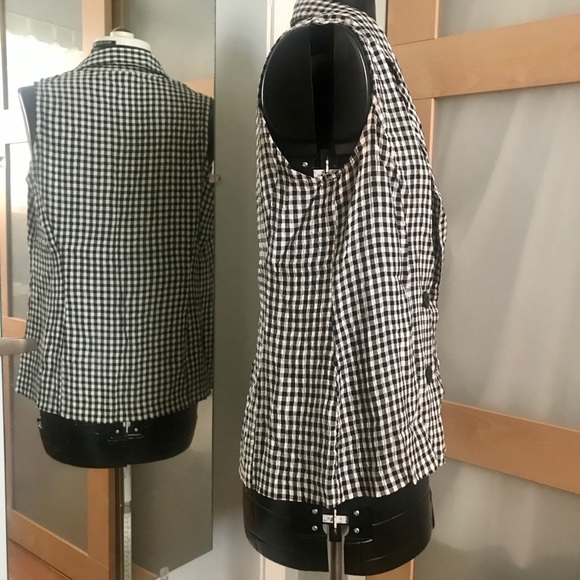 Blk/Wht Checkered 2pc Short Set,13/14 - Picture 2 of 6